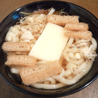 きざみ揚げ入り力うどん